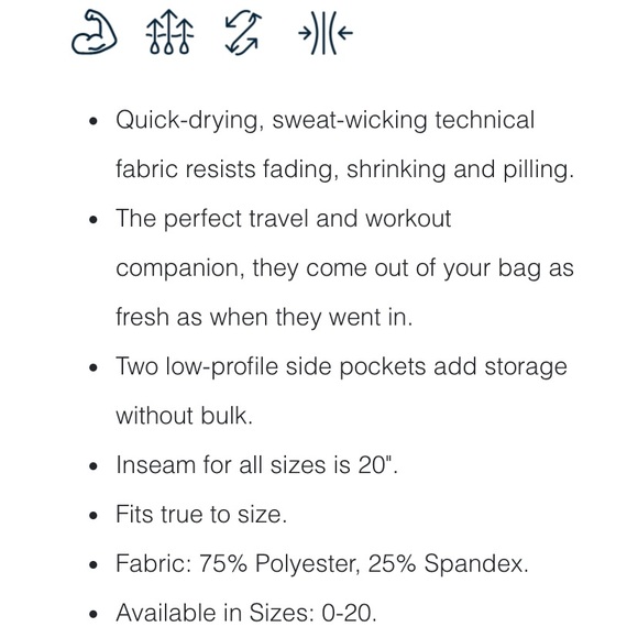 Zyia Red Pocket Brilliant Hi-Rise Capri-20” - Picture 6 of 6